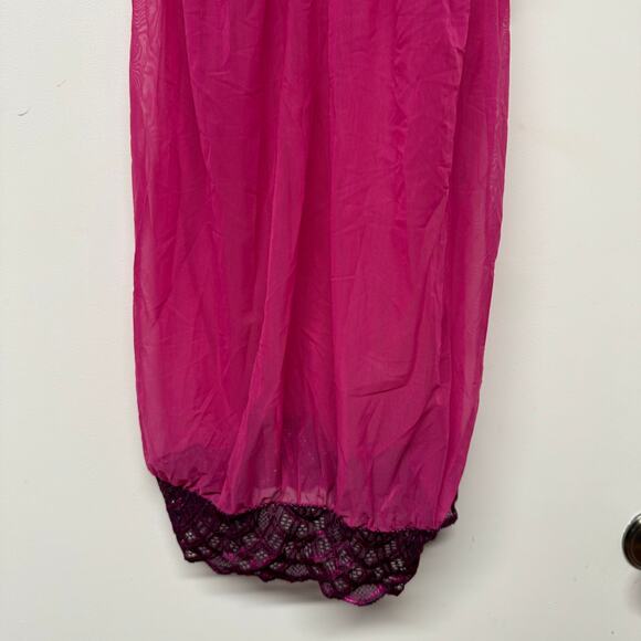 Victorias Secret Very Sexy Babydoll Lace Chemise Dress Size Small Purple - Picture 6 of 11